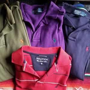 4 Polo shirts